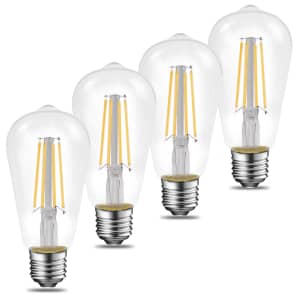 Energetic Lighting 7W LED Edison Bulb 4-Pack for $7