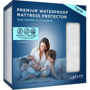 UltraBlock Waterproof Mattress Protector for $21