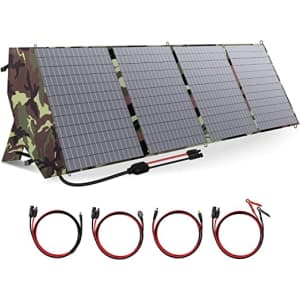 Cros 200W Portable Solar Panel w/ USB Charger & Cables for $280