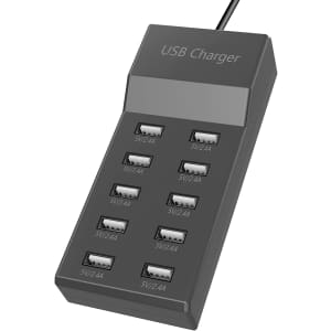 10-Port USB Charging Station for $19