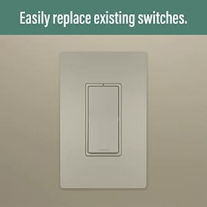 Pass & Seymour Legrand Radiant Smart Switch with Netatmo, Compatible with Alexa, Google Assistant & Apple HomeKit, for $55