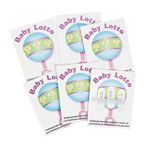 Fun Express - Baby Shower Pickle Cards for Baby - Party Supplies - Favors - Misc Favors - Baby - 24 for $5
