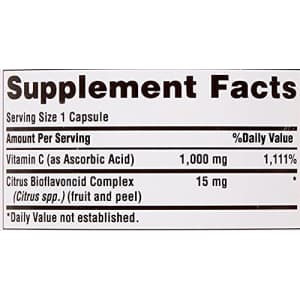 Puritan's Pride Vitamin C with Bioflavonoids for Immune System Support & Skin Health Capsules, for $18 Puritan's Pride Vitamin C with Bioflavonoids for Immune System Support & Skin Health Capsules, for $18