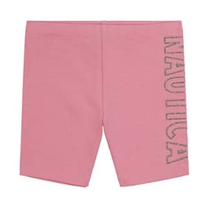 Nautica Girls' Active Spandex Bike Shorts, Pink Heart, 4T for $7