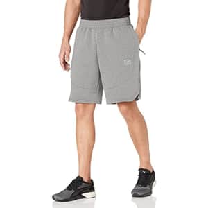 PUMA Men's Dime Shorts, Medium Gray Heather/Medium Gray Heather, S for $15