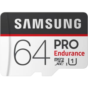 Samsung Pro Endurance 64GB UHS-I micro SD Card for $18