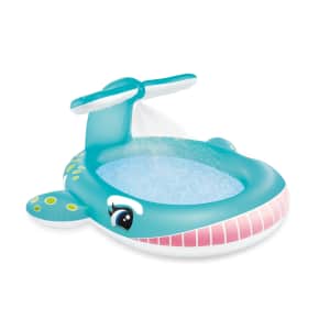 Intex Whale Spray Kiddie Swimming Pool for $15