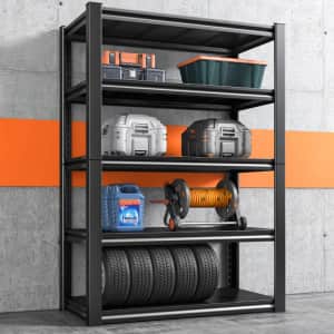 Reibii Adjustable Garage Shelving Unit for $134