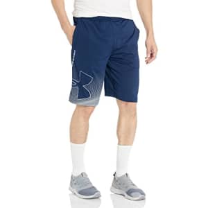 Under Armour Men's Raid 2.0 Graphic Shorts, Academy (408)/Black, Small for $27