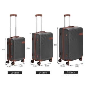 Hikolayae Catalina Waves 3-Piece Nested Hardside Luggage Set for $90 Hikolayae Catalina Waves 3-Piece Nested Hardside Luggage Set for $90