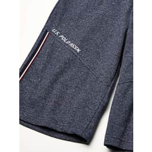 U.S. Polo Assn. US Polo Assn Boys' Shorts, Marled Marled Navy, 10/12 for $14