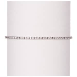 Savvy Cie CZ Pull Tennis Bracelet in Sterling Silver for $33