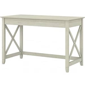 Bush Furniture Key West Writing Table for Home Office | Small Modern Farmhouse Desk, 48W, Linen for $153 Bush Furniture Key West Writing Table for Home Office | Small Modern Farmhouse Desk, 48W, Linen for $153