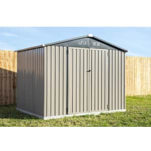 Arrow 8-foot x 6-foot Metal Storage Shed for $410