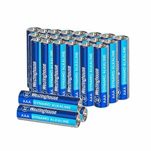 Westinghouse Alkaline AAA Batteries (Bulk Pack 24 Count), Leak-Proof & Long-Lasting Technology for $12 Westinghouse Alkaline AAA Batteries (Bulk Pack 24 Count), Leak-Proof & Long-Lasting Technology for $12