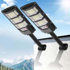 Fowseek Solar Street Lights 2-Pack for $25 Fowseek Solar Street Lights 2-Pack for $25
