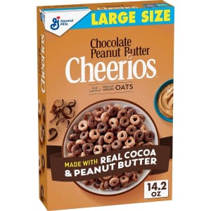 Cheerios Chocolate Peanut Butter Cheerios Cereal 14.2-oz. Box for $2.92 via Sub & Save