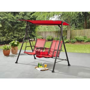 Mainstays Big and Tall 2-Person Porch Swing for $136
