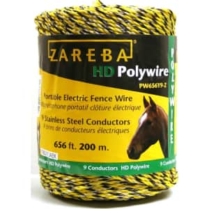 Zareba 656-Ft. Portable Electric-Fence Polywire for $26 Zareba 656-Ft. Portable Electric-Fence Polywire for $26