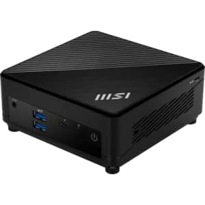 MSI Cubi 5 Mini PC: Intel Core i5-1235U, 8GB DDR4 (1x8GB) 2666MHz, 512GB SSD, WiFi 6E, BT 5.2, for $435