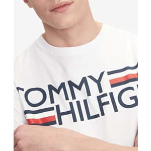 Tommy Hilfiger Men's Sport Short Sleeve Graphic T Shirt, White, XL for $32 Tommy Hilfiger Men's Sport Short Sleeve Graphic T Shirt, White, XL for $32