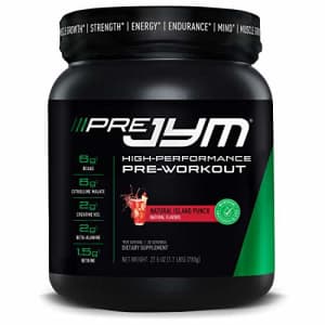Pre JYM Pre Workout Powder - BCAAs, Creatine HCI, Citrulline Malate, Beta-Alanine, Betaine, and for $48