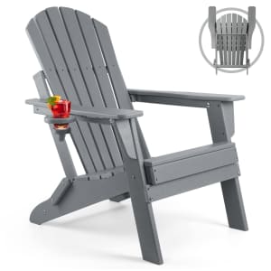 Funberry Folding Adirondack Chair for $72 Funberry Folding Adirondack Chair for $72