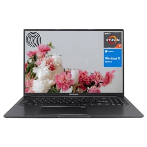 ASUS Vivobook 16 FHD+ Ryzen 7 Laptop, 16" FHD+ 1920 * 1200, AMD Ryzen 7 7730U (Beats Intel for $899