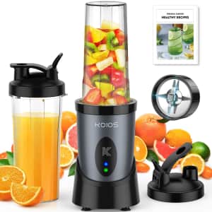 KOIOS 900W Personal Smoothie Blender with 2 Cups for $25 w/ Prime KOIOS 900W Personal Smoothie Blender with 2 Cups for $25 w/ Prime