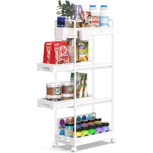 Spacekeeper 4-Tier Rolling Storage Cart for $30 w/ Prime