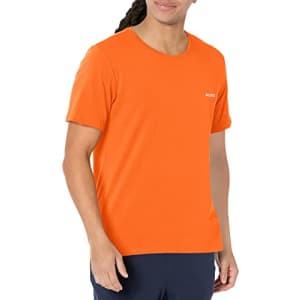 BOSS Men's Mix&Match Crewneck Cotton Lounge T-Shirt, Tangerine, XXL for $25