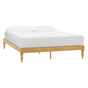 StyleWell Aberwell Solid Wood Queen Platform Bed for $137