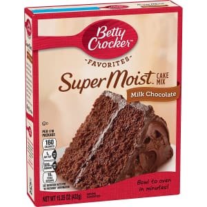 Betty Crocker Super Moist Milk Chocolate Cake Mix for $1.34 via Sub & Save