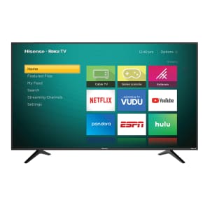 Hisense 65" 4K HDR LED UHD Roku Smart TV for $498 Hisense 65" 4K HDR LED UHD Roku Smart TV for $498