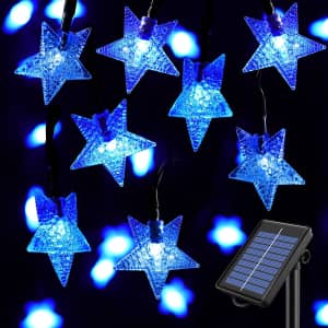 Semilits 30-Foot Outdoor Solar String Lights for $15