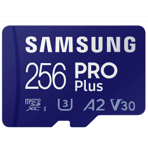 Samsung PRO Plus 256GB microSDXC Memory Card w/ Adapter for $22