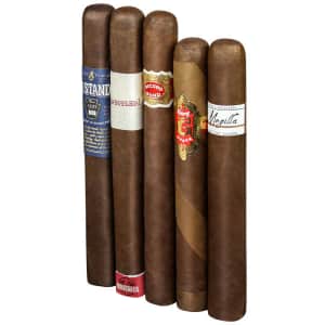 Prime Time Nicaraguan Boutique 5-Cigar Toro Sampler for $18