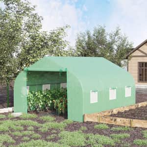 12' x 10' x 7' Large Portable Walk-in Green House for $140