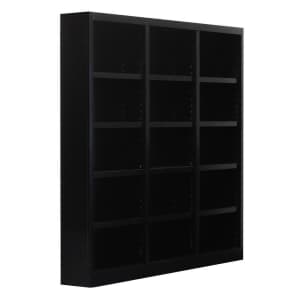 Concepts In Wood 72" 15-Shelf Triple-Wide Wood Bookcase for $318 Concepts In Wood 72" 15-Shelf Triple-Wide Wood Bookcase for $318