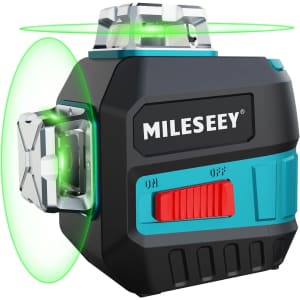 Mileseey Self-Leveling 3D Laser Level for $60