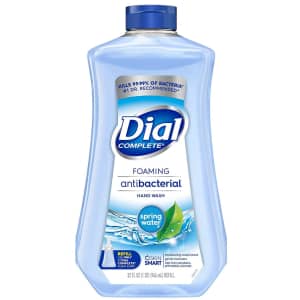 Dial Complete Foaming Antibacterial Hand Soap 32-oz. Refill for $3.72 via Sub & Save