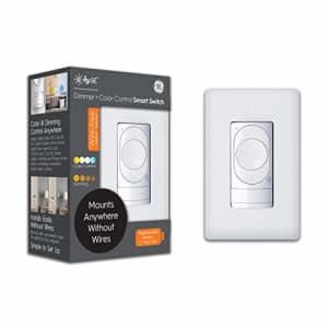 C by GE Wire-Free Dimmer + Color Control Smart Switch, Bluetooth, Battery Powered Smart Switch, for $10