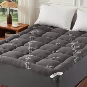 Bedlore Queen Viscose Mattress Topper for $44 Bedlore Queen Viscose Mattress Topper for $44