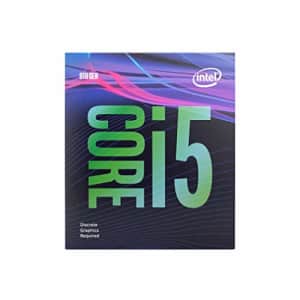 Intel Core i5-9400F Desktop Processor 6 Cores 4.1 GHz Turbo Without Graphics for $85 Intel Core i5-9400F Desktop Processor 6 Cores 4.1 GHz Turbo Without Graphics for $85