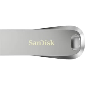 SanDisk 256GB Ultra Luxe USB 3.1 Gen 1 Flash Drive for $12