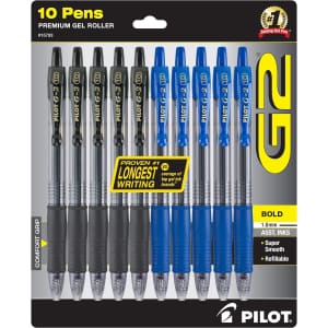 Pilot G2 Bold Premium Gel Pen 10-Pack for $15 via Sub. & Save Pilot G2 Bold Premium Gel Pen 10-Pack for $15 via Sub. & Save