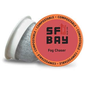 SF Bay Coffee Fog Chaser 80 Ct Medium Dark Roast Compostable Coffee Pods, K Cup Compatible for $44