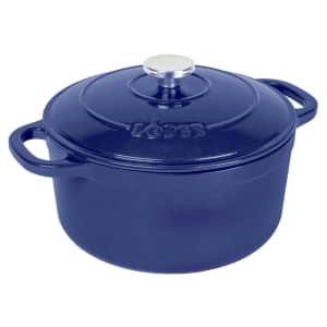 Lodge Cast Iron 5.5 Quart Enameled Dutch Oven for $40