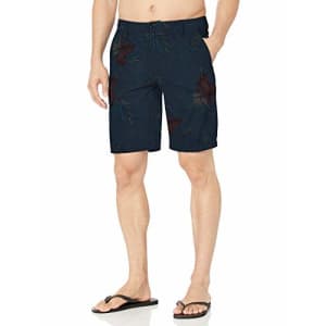 Rip Curl Men's Jungle 20" Boardwalk Hybrid Shorts, Navy, 30 for $44