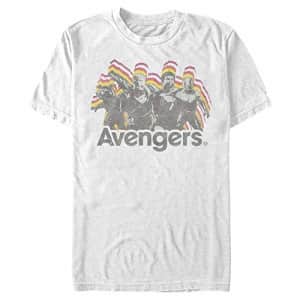 Marvel Men's T-Shirt, White, Small for $7